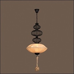 Nordic Retro Industrial Hamp Creative Birdcage Lamper