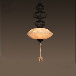 Nordic Retro Industrial Hamp Creative Birdcage Lamper