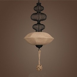 Nordic Retro Industrial Hamp Creative Birdcage Lamper