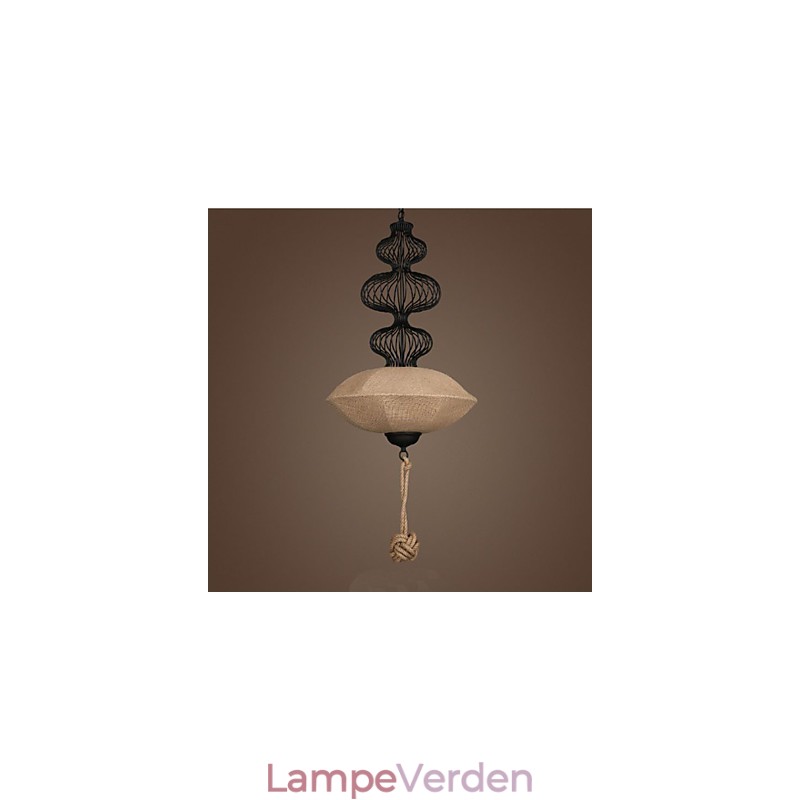 Nordic Retro Industrial Hamp Creative Birdcage Lamper