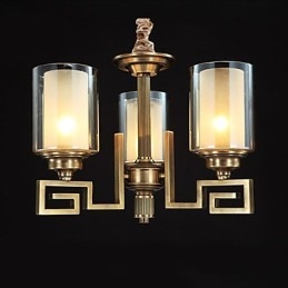 Kinesisk stil Lampe Kobber Lampe Kobber Lampe