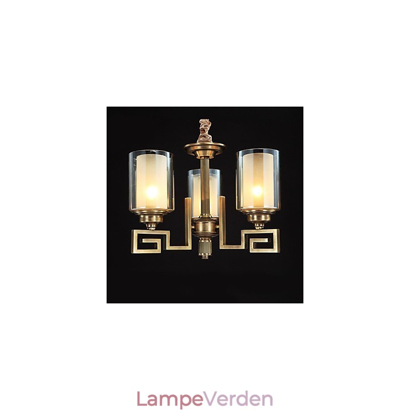 Kinesisk stil Lampe Kobber Lampe Kobber Lampe