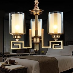 Kinesisk stil Lampe Kobber Lampe Kobber Lampe