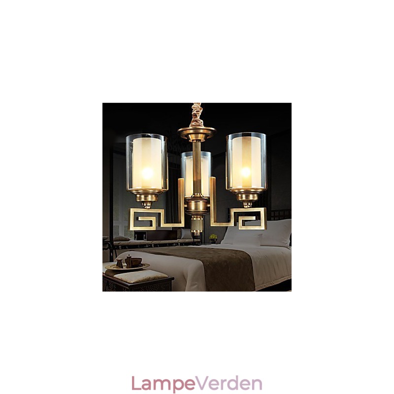 Kinesisk stil Lampe Kobber Lampe Kobber Lampe