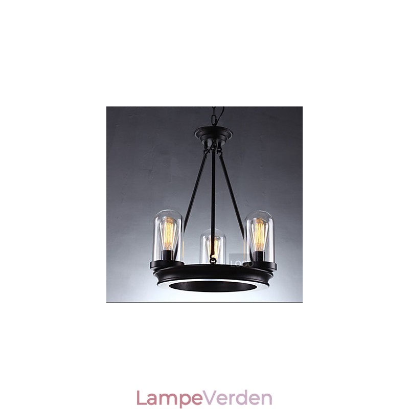 Amerikansk Retro Rund Pendant