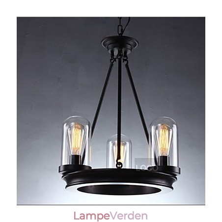 Amerikansk Retro Rund Pendant