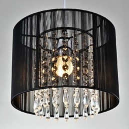 Moderne moderne Crystal Chrom Metal Pendel