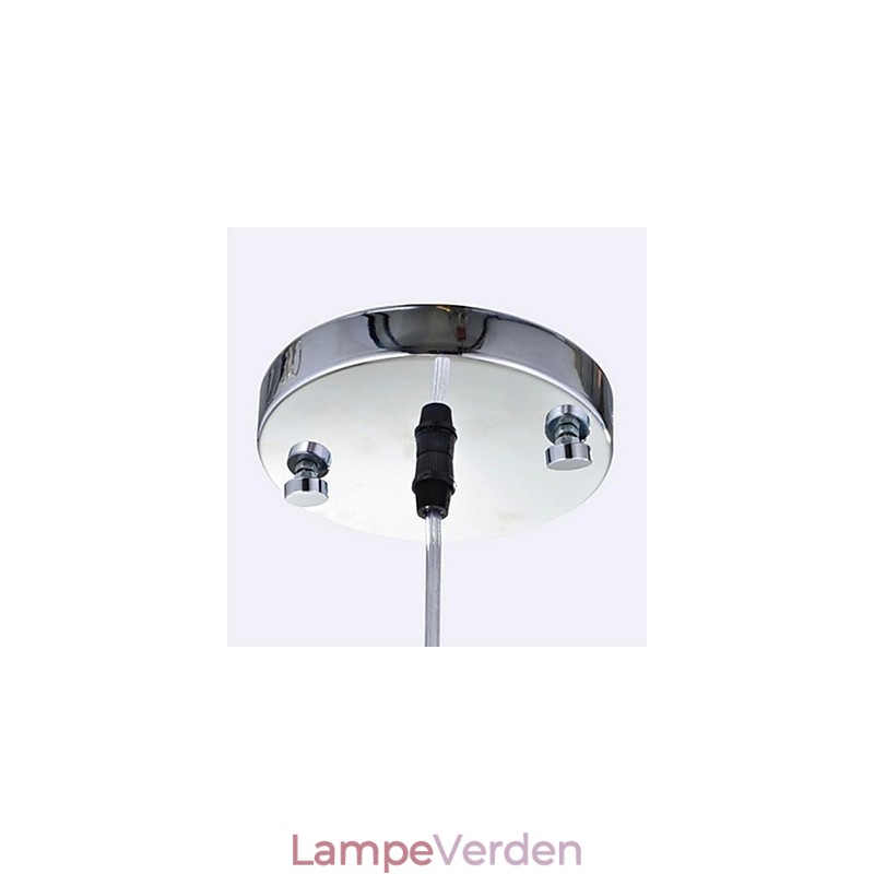 Moderne moderne Crystal Chrom Metal Pendel
