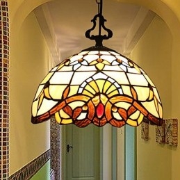 1 Meter Europæisk Pastoral Lampe Creative Art Glas Lille Droplight