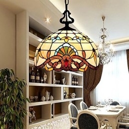 1 Meter Europæisk Pastoral Lampe Creative Art Glas Lille Droplight