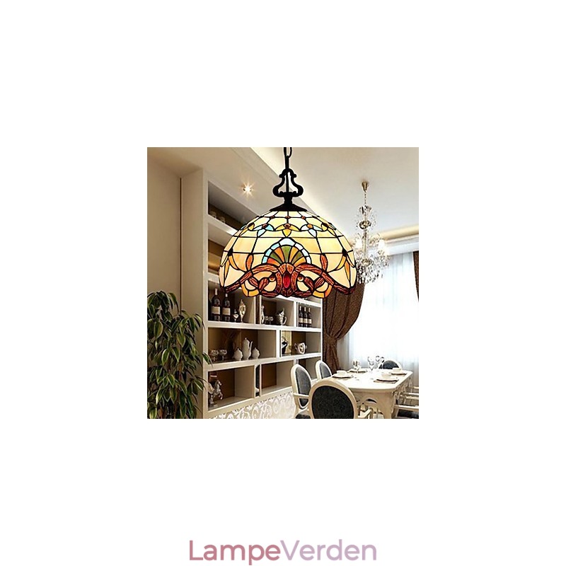1 Meter Europæisk Pastoral Lampe Creative Art Glas Lille Droplight