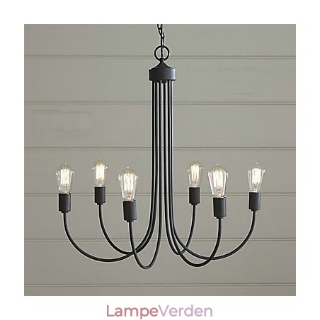 Landmaleri Metal Lysekrone Landmaleri Metal Lysekrone