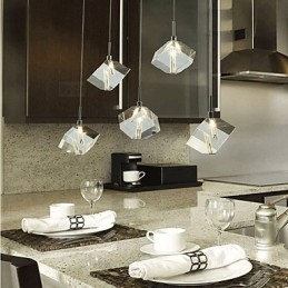 Fashion Crystal Lampe Fem Head Crystal Pendant