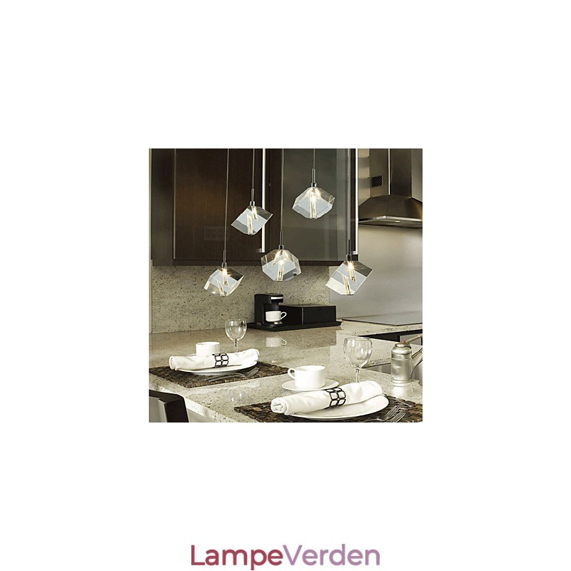 Fashion Crystal Lampe Fem Head Crystal Pendant