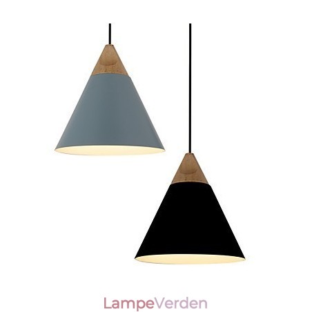 Mini kunstnerisk kegle pendellampe 1 lys Mordern Enkelhed Finish Sort Hvid Støvet Blå Aluminium & Træ Droplight Mini kunstnerisk kegle pendellampe 1 lys Mordern Enkelhed Finish Sort Hvid Støvet Blå Aluminium & Træ Droplight