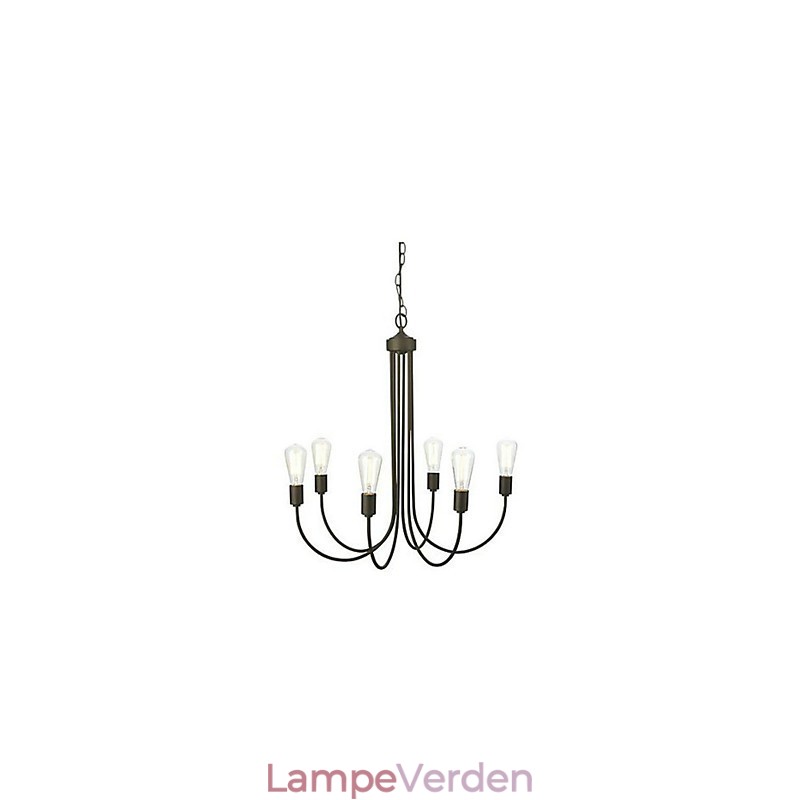 Landmaleri Metal Lysekrone