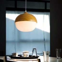 Nordic Contracted Mushroom Creative Nuts Single Head Glas lysekrone Lamp Light