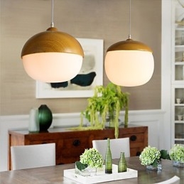 Nordic Contracted Mushroom Creative Nuts Single Head Glas lysekrone Lamp Light