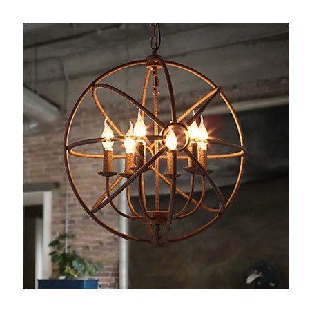 Siddelys Nordic Country Smedejern Amerikansk Retro Lysekrone Den Sorte Lysekrone Siddelys Nordic Country Smedejern Amerikansk Retro Lysekrone Den Sorte Lysekrone