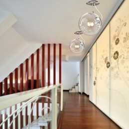 Moderne moderne globe mini stil anodiseret pendel