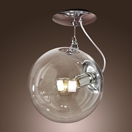 Moderne moderne globe mini stil anodiseret pendel
