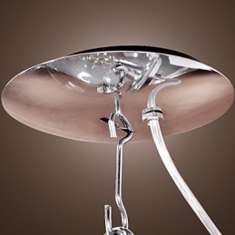 Moderne moderne globe mini stil anodiseret pendel