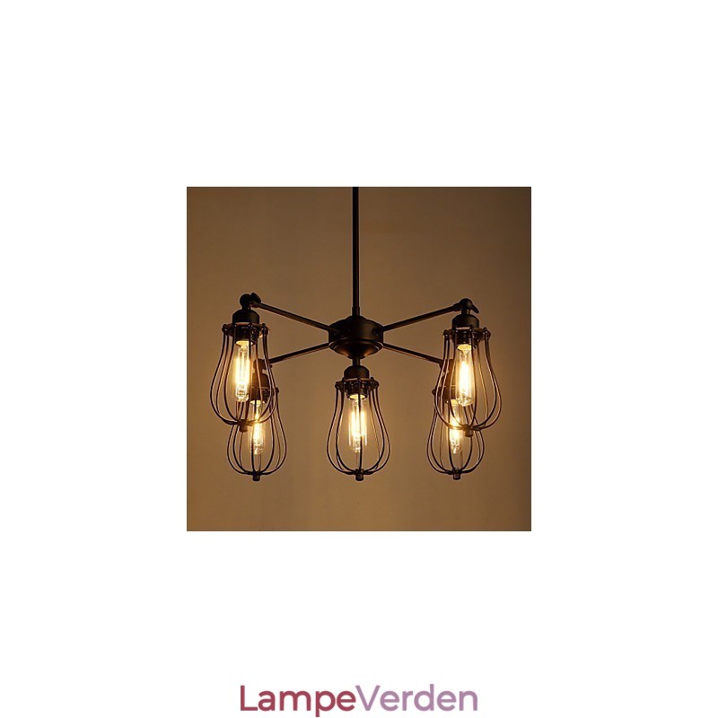 Pendellygter Traditionel Klassisk Rustik Lodge Retro Metal 5 Lys