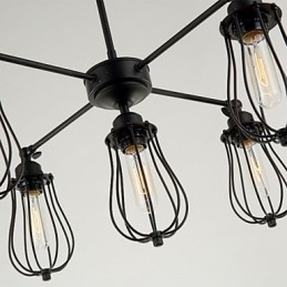 Pendellygter Traditionel Klassisk Rustik Lodge Retro Metal 5 Lys