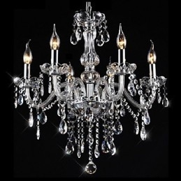 Traditionel klassisk vintage krystal galvaniseret krystal lysekrone