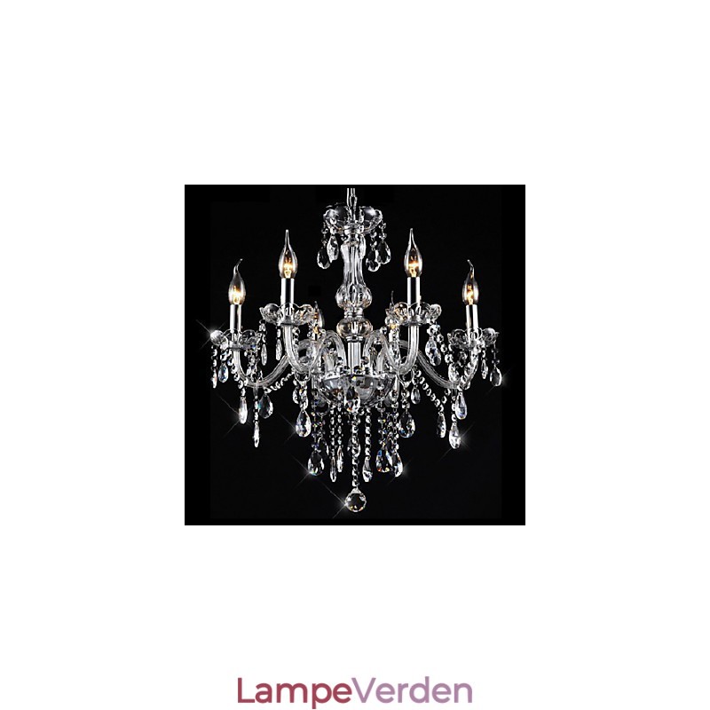 Traditionel klassisk vintage krystal galvaniseret krystal lysekrone