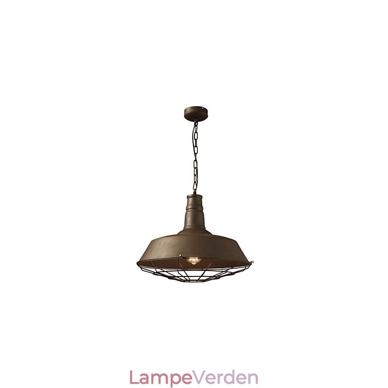 Retro Pendel 1 Lys Gammel Metal Materila Shade Shop