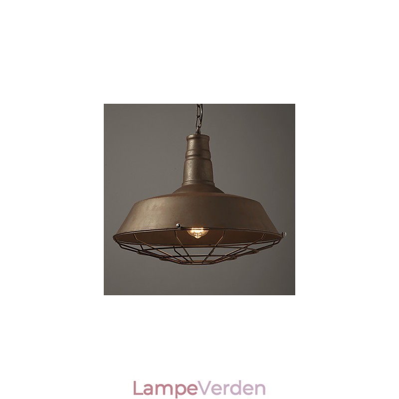 Retro Pendel 1 Lys Gammel Metal Materila Shade Shop