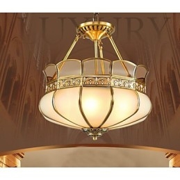 Den klassiske kobber semi loftslampe Copper Porch