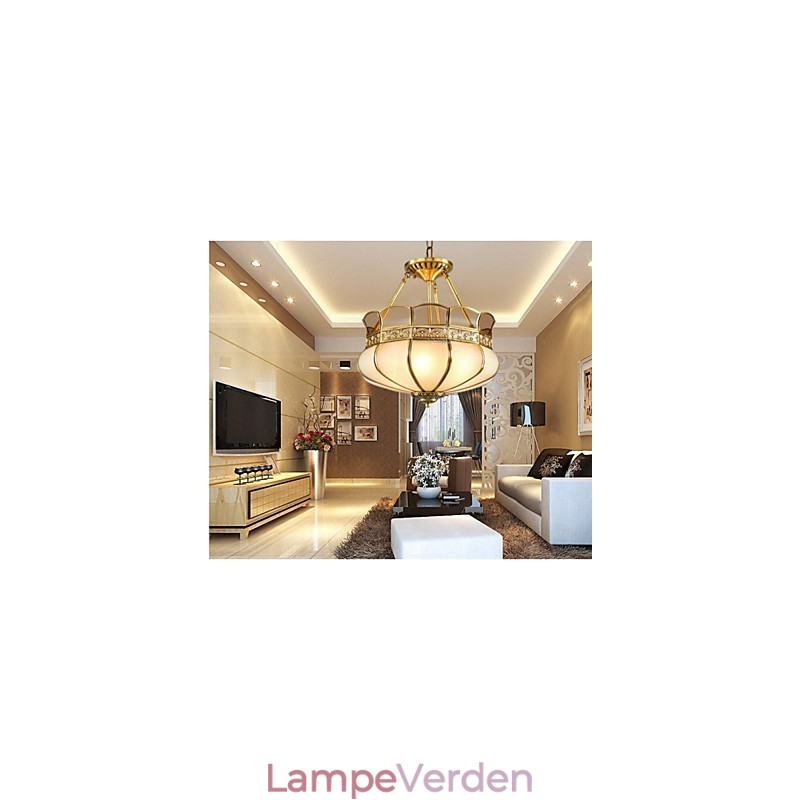 Den klassiske kobber semi loftslampe Copper Porch