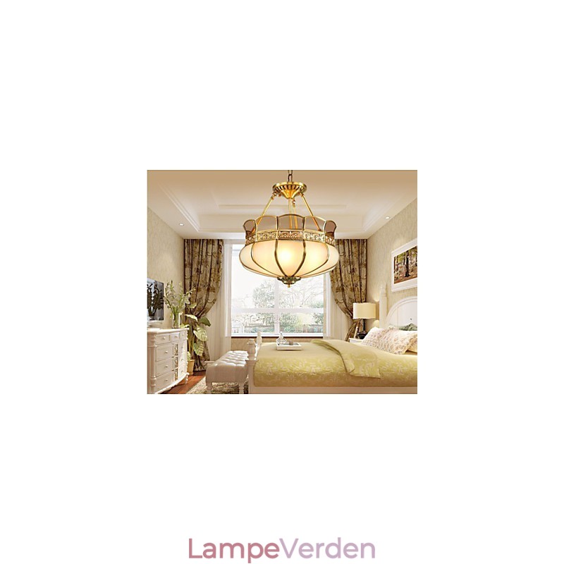 Den klassiske kobber semi loftslampe Copper Porch