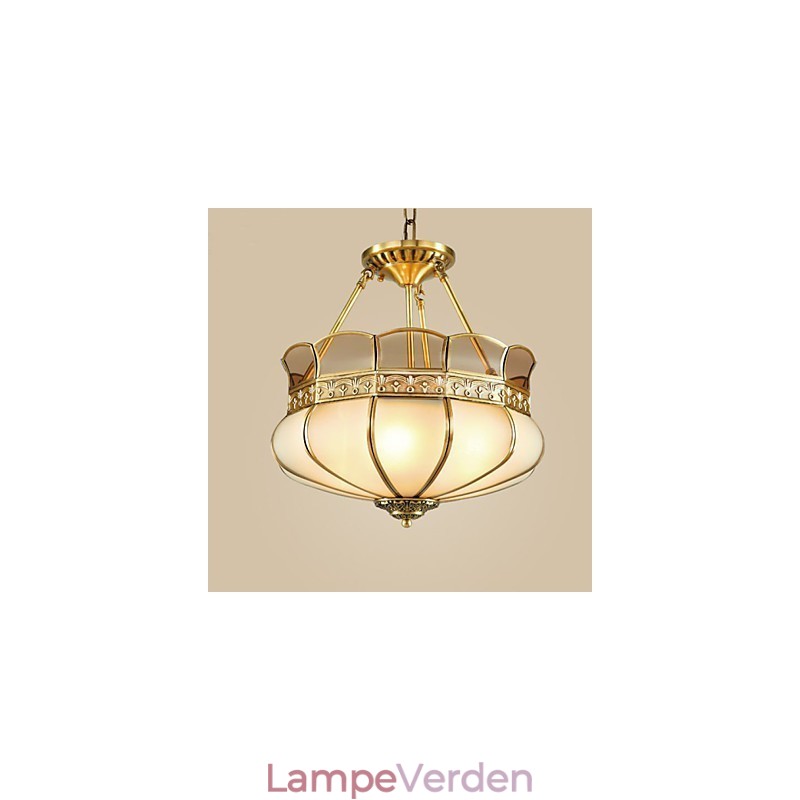 Den klassiske kobber semi loftslampe Copper Porch