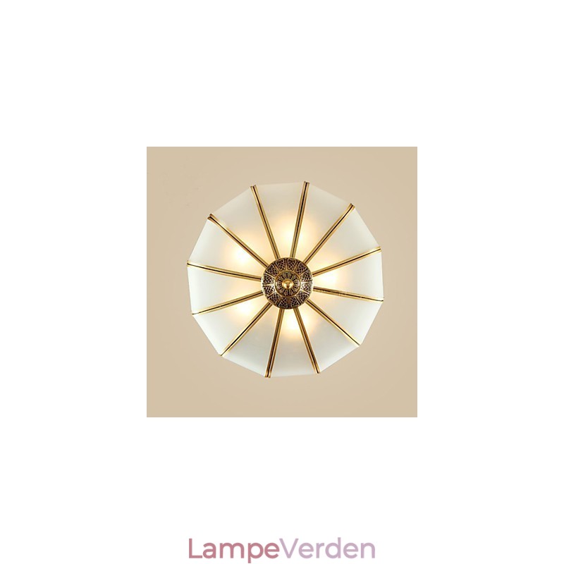 Den klassiske kobber semi loftslampe Copper Porch
