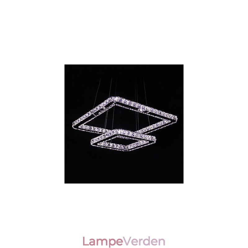 Moderne moderne Crystal Metal Pendel Light
