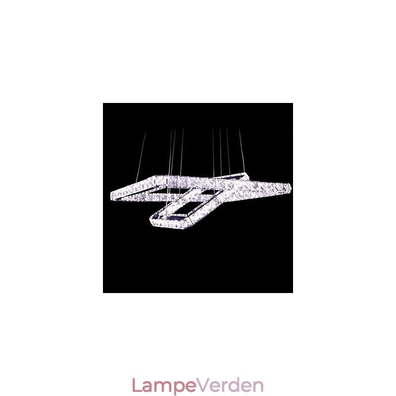 Moderne moderne Crystal Metal Pendel Light