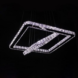 Moderne moderne Crystal Metal Pendel Light