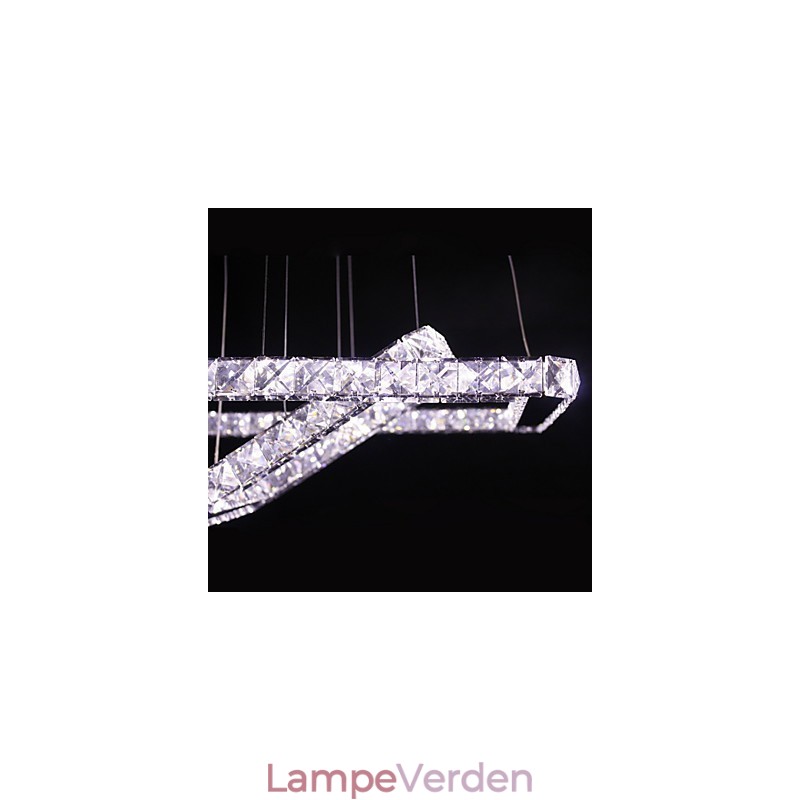 Moderne moderne Crystal Metal Pendel Light