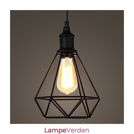 Amerikansk lille stål fuglebur Pendel Vintage Retro DIY Drop Light Industriel belysningsarmatur til hjemmet Amerikansk lille stål fuglebur Pendel Vintage Retro DIY Drop Light Industriel belysningsarmatur til hjemmet