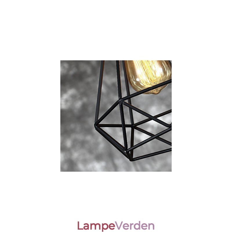 Amerikansk lille stål fuglebur Pendel Vintage Retro DIY Drop Light Industriel belysningsarmatur til hjemmet