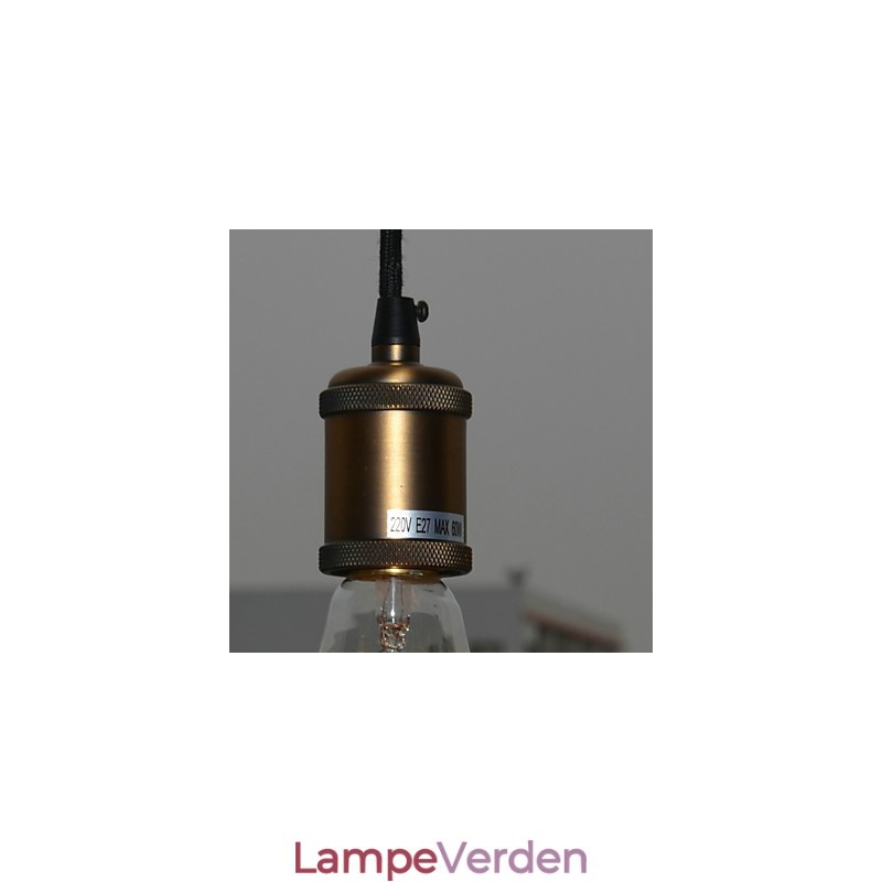 Traditionel klassisk vintage mini stil galvaniseret pendel