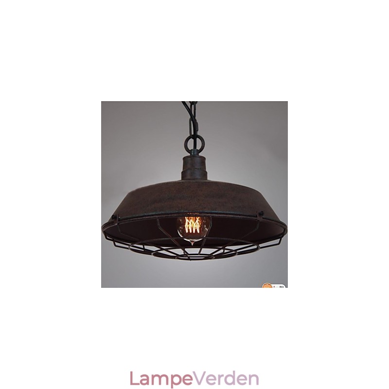 1 lys vintage metal pendel