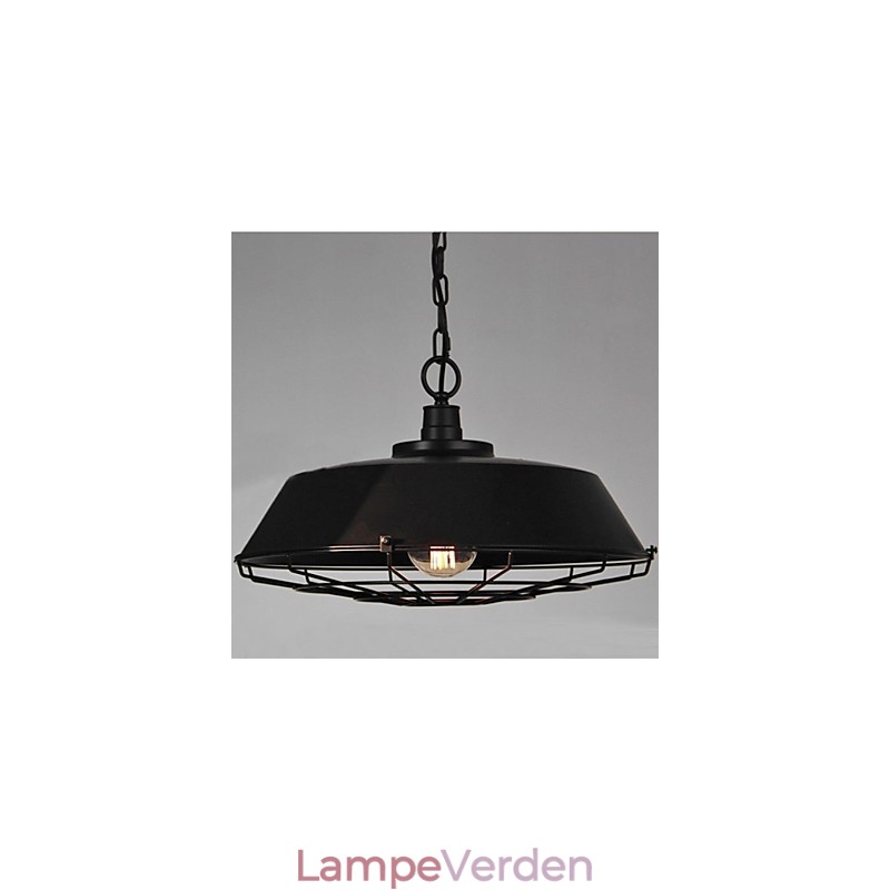 1 lys vintage metal pendel