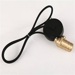 Amerikansk Retro Minimalistisk Enkelt Kobber Lysekrone Lampe