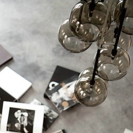 Country Mini Style Painting Metal Pendel Light