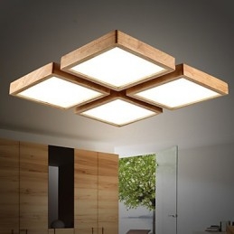 Moderne Contemporary Country Mini Style Andet Træ Bambus Pendel