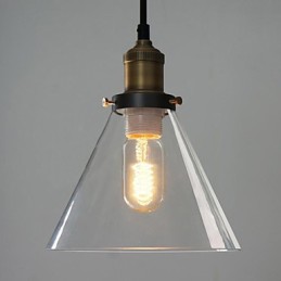 Traditionel klassisk vintage skål mini stil maleri metal pendel lys